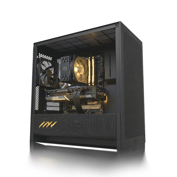 PC Invictus  GeForce RTX™  5050, Intel® Core™ Ultra 7 265KF, 32GB DDR5 RAM, 1TB M.2 Nvme Gen 4 SSD, Windows 11, PC Power-017,Color Negro