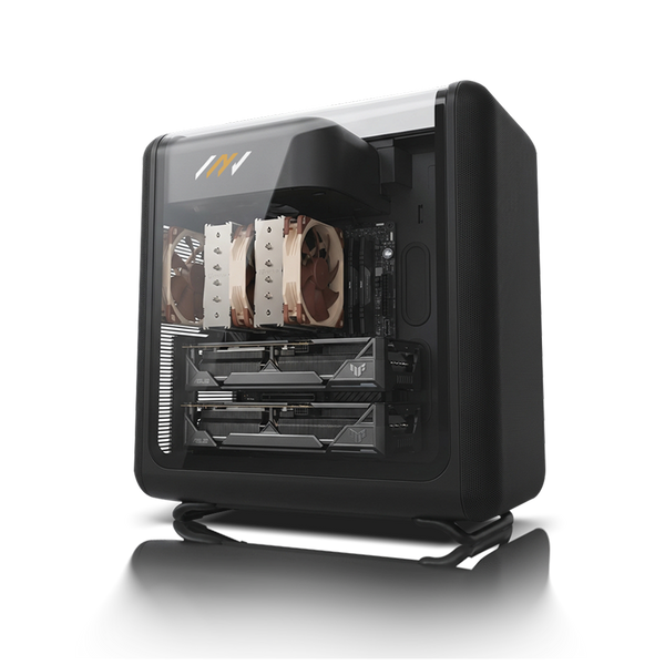 PC Profesional PNY RTX™  A1000, Intel® Xeon™ w5-2565X, 128GB DDR5 RAM, 2TB M.2 Nvme Gen 4 SSD, Windows 11 Pro for Workstations, PC Power-258,Color Negro