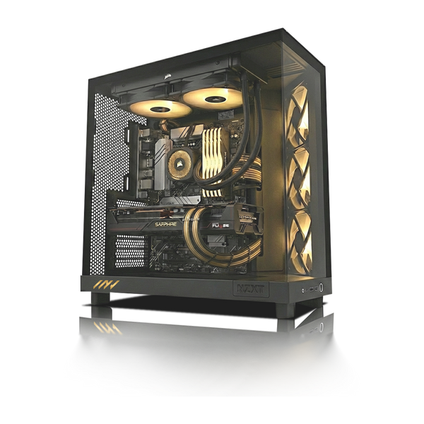 PC Invictus Radeon RX 9070, AMD Ryzen™ 7 5700X, 32GB DDR4 RAM, 1TB M.2 Nvme Gen 4 SSD, Windows 11, PC Power-126,Color Negro