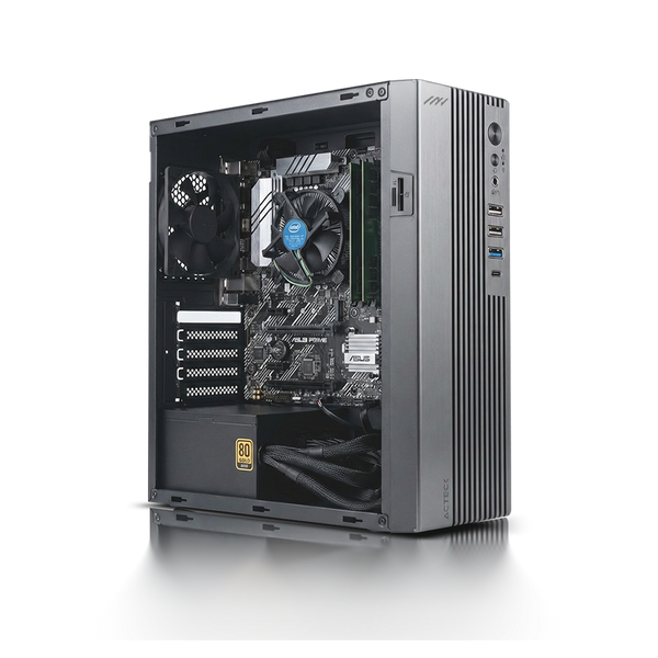 PC Profesional PNY RTX™  A1000, Intel® Xeon™ w5-2565X, 128GB DDR5 RAM, 2TB M.2 Nvme Gen 4 SSD, Windows 11 Pro for Workstations, PC Power-258,Color Negro