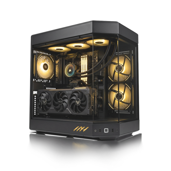PC Invictus  GeForce RTX™  5080, Intel® Core™ i7-14700F, 32GB DDR5 RAM, 2TB M.2 Nvme Gen 4 SSD, Windows 11, PC Power-075,Color Negro