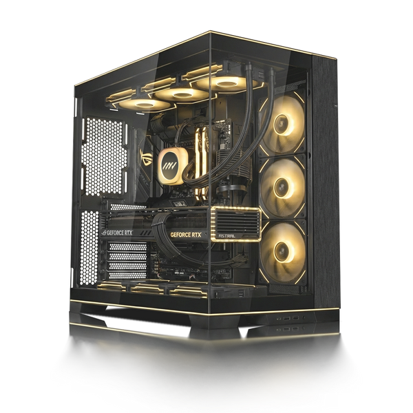 PC Invictus  GeForce RTX™  5090, AMD Ryzen™ 7 9700X, 64GB DDR5 RAM, 2TB M.2 Nvme Gen 4 SSD, Windows 11, PC Power-080,Color Negro